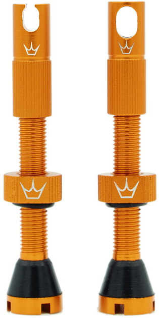 Ниппели Peaty's x Chris King Tubeless Valves 42 мм Mango (PTV2-42-MNG-12) 