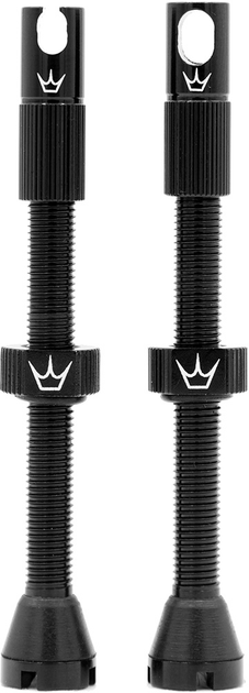 Ниппели Peaty's x Chris King Tubeless Valves 60 мм Black (PTV2-60-BLK-12) 