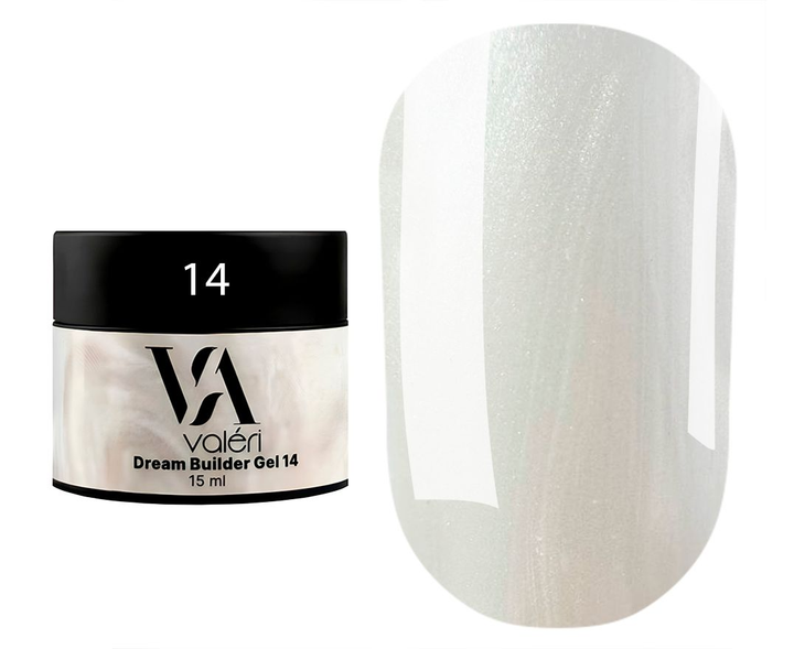 Моделирующий гель Valeri Dream Builder Gel №14 15 мл - Фото 1 Моделирующий гель Valeri Dream Builder Gel №14 15 мл - изображение 1