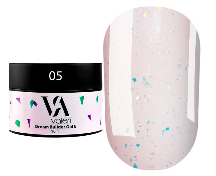 Моделюючий гель Valeri Dream Builder Gel №5 30 мл - Фото 1 Моделюючий гель Valeri Dream Builder Gel №5 30 мл - зображення 1