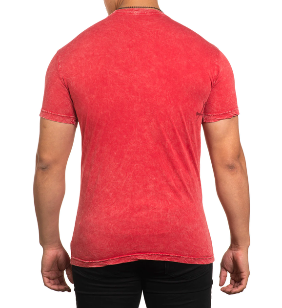 Футболка Affliction Toxic Wrath A25797 Cherry Lava Wash (A25797-CHRL-M) - изображение 2