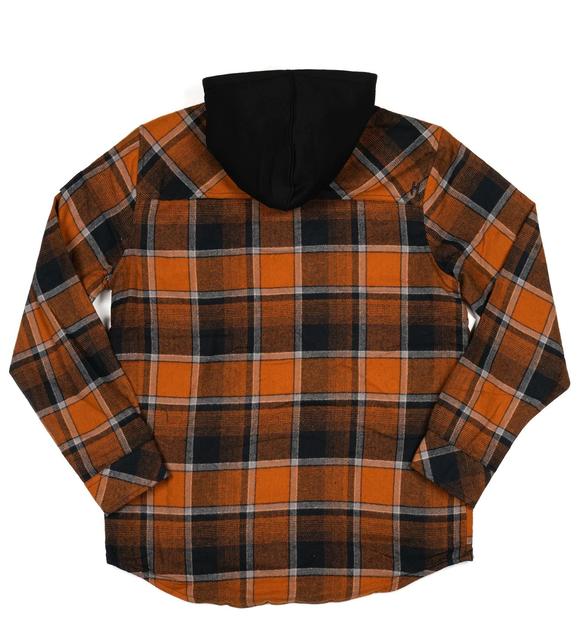 Рубашка Howitzer Artillery Longsleeve Flannel Hood Brown Multi (371WV022-BRMU-S) - изображение 2