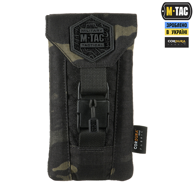 Подсумок M-Tac для смартфона Elite Medium Hex Multicam Black/Black - изображение 2