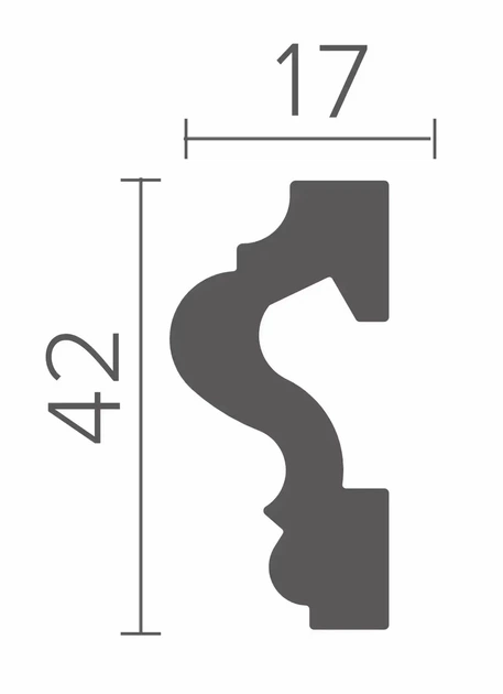 Угловой элемент полимерный Grand decor HCR 517-2 258*258 мм - изображение 3