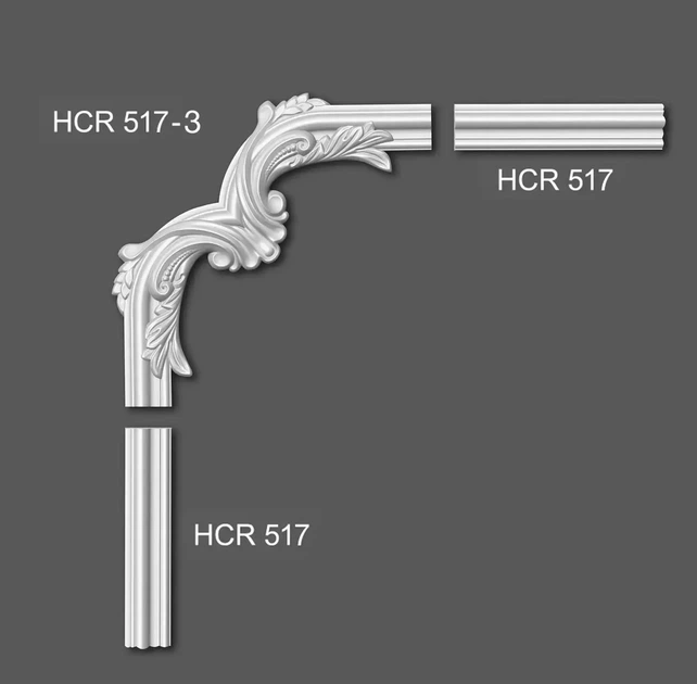 Молдинг полимерный Grand decor HCR 517 17*42*2000 мм - изображение 6