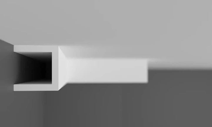 Молдинг полимерный для LED-освещения Grand decor KH 901 28*27*2000 мм - изображение 5
