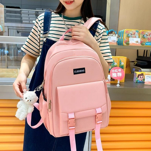 Рюкзак шкільний для дівчинки Рожевий CLBDBAG 2014 - Фото 3 Рюкзак шкільний для дівчинки Рожевий CLBDBAG 2014 - зображення 3