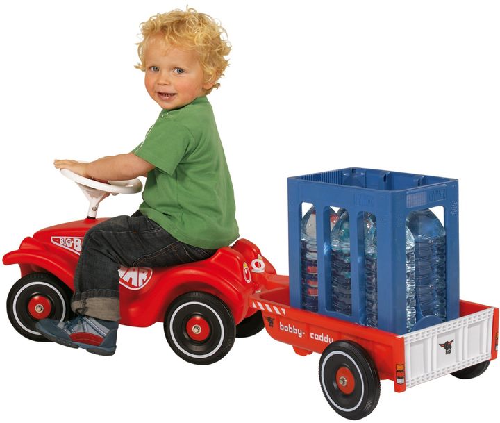 Przyczepa BIG Bobby Caddy Czerwona (4004943562928) - obraz 3