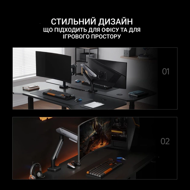 Настольное крепление для монитора Anda Seat Stealth Pro II 17''-42'' Blue (AD-W-A9-1S-BS) - Фото 19 Настольное крепление для монитора Anda Seat Stealth Pro II 17''-42'' Blue (AD-W-A9-1S-BS) - изображение 19