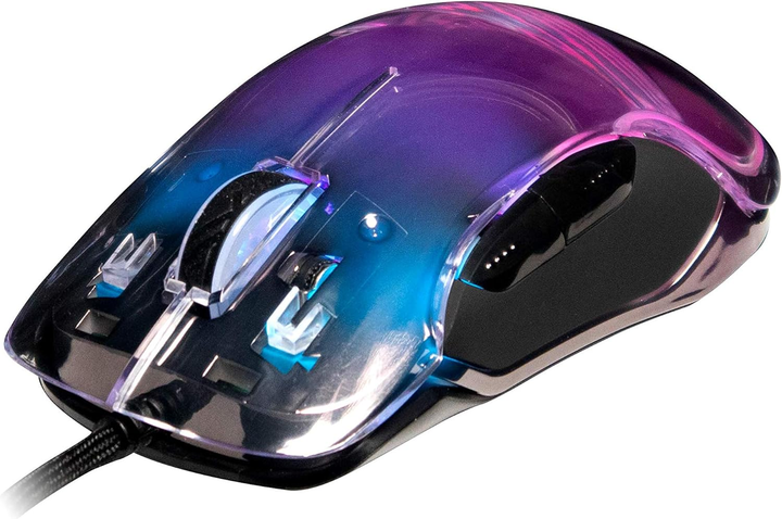 Игровая мышь Newskill Lycan Прозрачная Factory Recertified g8 - изображение 1