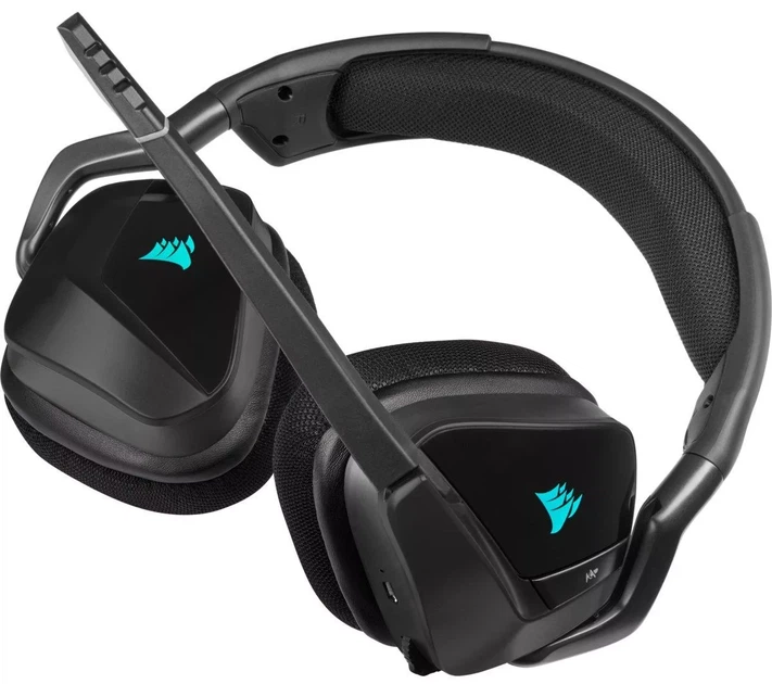 Гарнітура бездротова Corsair Void Elite Gaming Headset Wireless (CA-9011201-EU) Б/В - Фото 2 Гарнітура бездротова Corsair Void Elite Gaming Headset Wireless (CA-9011201-EU) Б/В - зображення 2