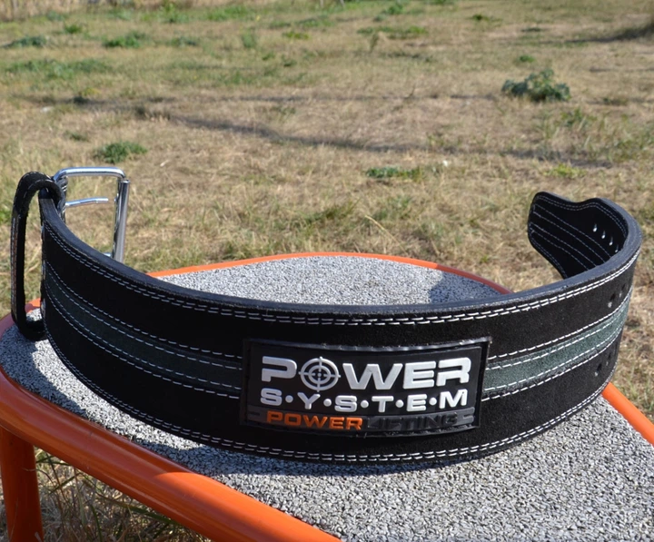 Пояс для пауерліфтингу Power System PS-3800 PowerLifting шкіряний Black/Grey Line M 4911433 - Фото 9 Пояс для пауерліфтингу Power System PS-3800 PowerLifting шкіряний Black/Grey Line M 4911433 - зображення 9