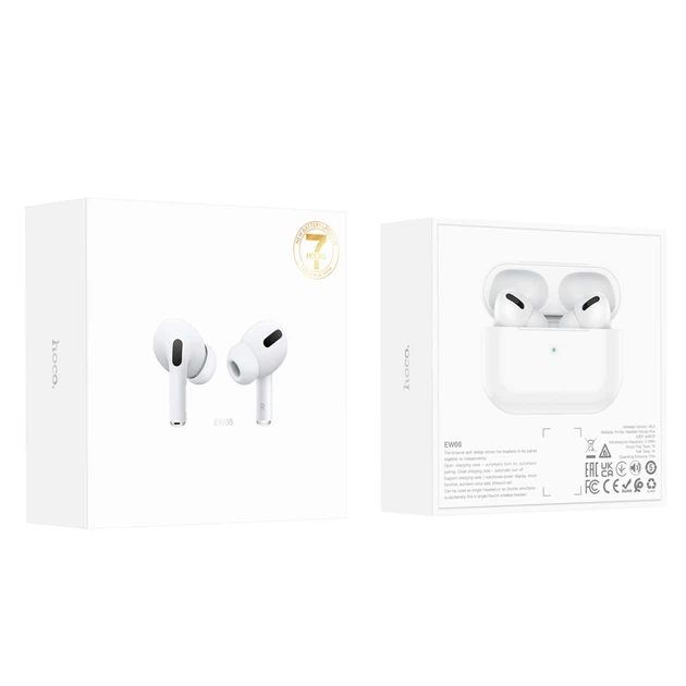 Навушники Bluetooth Hoco EW66 True wireless stereo headset White - зображення 2