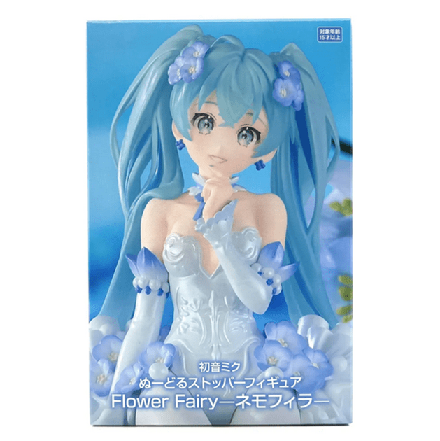 Фигурка FuRyu Вокалоид Хацуне Мику Vocaloid Flower Fairy Nemophila Hatsune Miku 15 см FR VFFN HM 15 - изображение 6