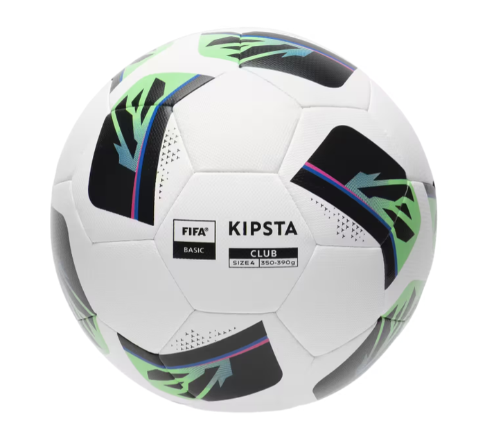 Футбольный Мяч №5 (68 до 70 см) KIPSTA FIFA BASIC CLUB BALL (от 12 лет) Гибридный Мяч Белый - изображение 3