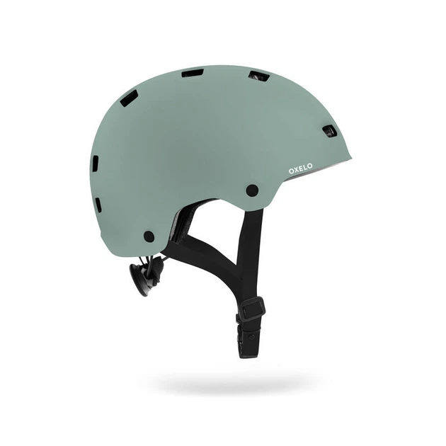 Захисний Шолом для Роликів Скейтборда Самоката OXELO MF500 ( M 55 - 59 см) Зелений - зображення 7