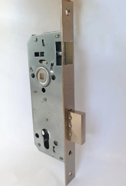 Замок Kale152-R врезной цилиндрический (цилиндр не включен), бексет: 40 mm, планки с покрытием никель (1шт) - изображение 5