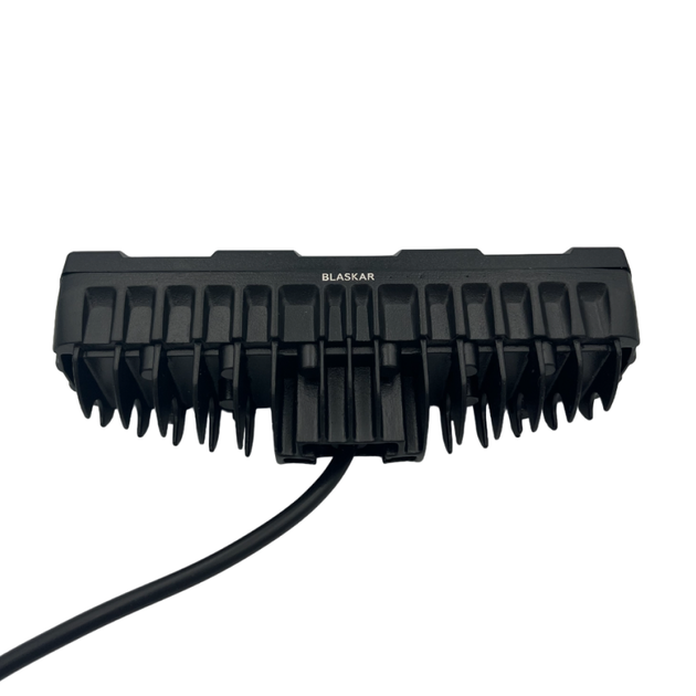Дополнительная светодиодная LED лед мини/mini фара 60W на 6 линз с чёткой СТГ белый + желтый цвет (1шт) - изображение 3