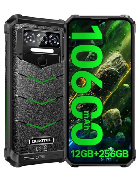 Мобільний телефон Oukitel WP38 6/256GB Black - Фото 2 Мобільний телефон Oukitel WP38 6/256GB Black - зображення 2