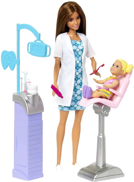 Zestaw lalek Mattel Barbie Kariera Dentystka 30 cm (0194735108053) - obraz 5