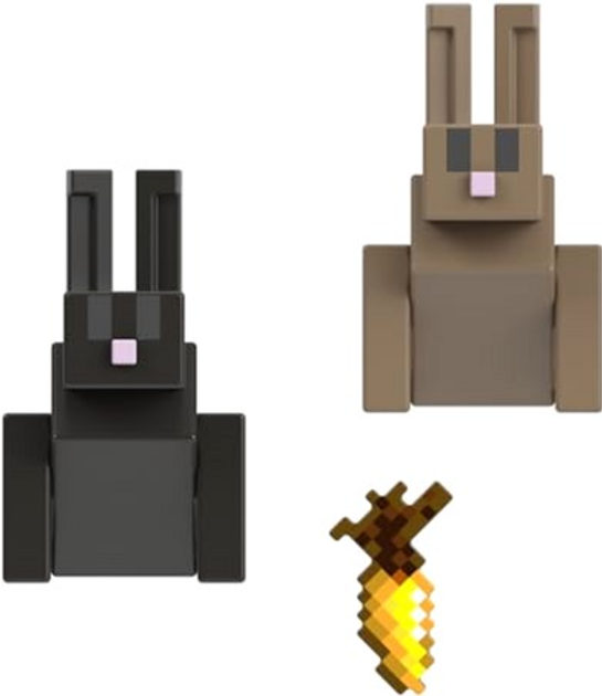 Набір Minecraft Rabbits Фігурка базова + аксесуар (0194735111251) - зображення 2