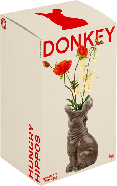Ваза Donkey Hungry Hippos 23 x 19 x 42 см (4260407137624) - зображення 4
