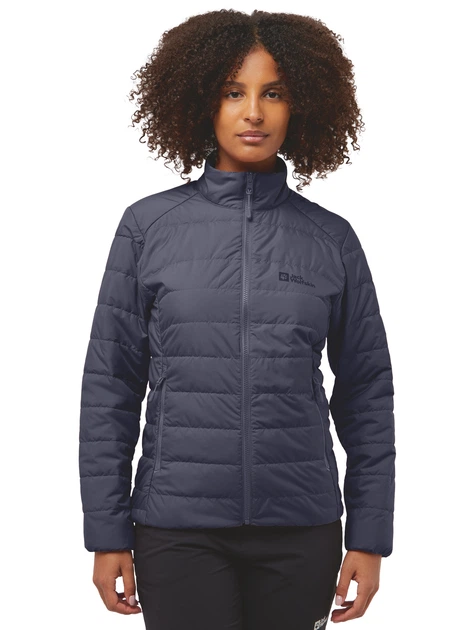 Куртка демисезонная с капюшоном женская Jack Wolfskin Hunberg 3IN1 JKT W A62510_1388 XS Синяя (4064886319553) - изображение 5