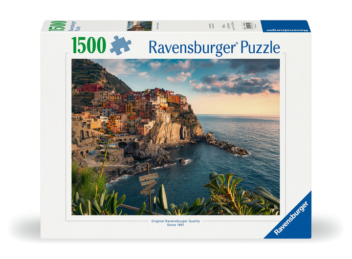 Пазл Ravensburger Вид на Чінкве-Терре 80 x 60 см 1500 деталей (4005555007050) - зображення 2