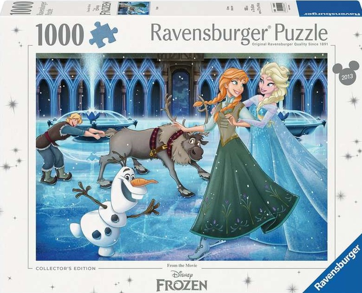 Пазл Ravensburger Classic Disney Крижане Серце 70 x 50 см 1000 деталей (4005555000921) - зображення 1