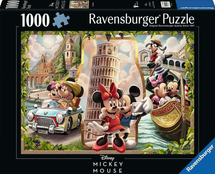 Puzzle Ravensburger Classic Disney Wakacje Miki i Mini 70 x 50 cm 1000 elementów (4005555004981) - obraz 1