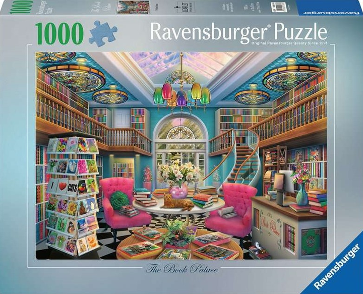 Пазл Ravensburger Палац Книжок 70 х 50 см 1000 деталей (4005555001676) - зображення 1