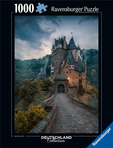 Puzzle Ravensburger Zamek Eltz 70 x 50 cm 1000 elementów (4005555006268) - obraz 1