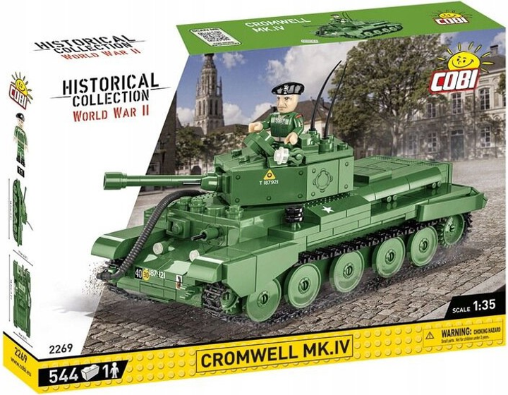 Klocki Cobi Historical Collection World War II Cromwell Mk.IV 544 elementów (5902251022693) - obraz 1