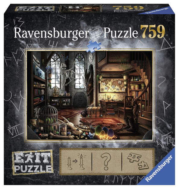 Puzzle Ravensburger 759 Exit Tajemniczy pokój 70 x 50 cm 759 elementów (4005556199549) - obraz 1