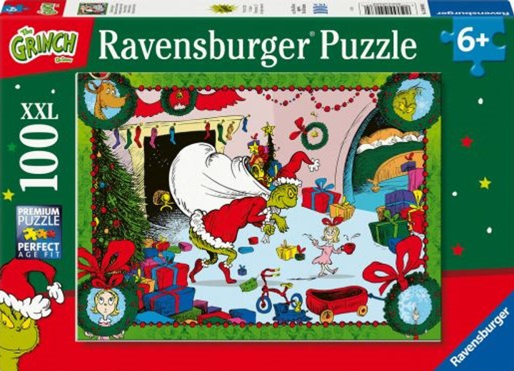 Пазл Ravensburger Грінч 49 x 36 см 100 деталей (4005555040682) - зображення 1