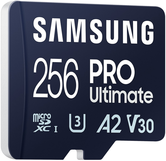 Карта памяти Samsung PRO Ultimate microSDXC 256GB UHS-I U3 V30 A2 + SD адаптер (MB-MY256SA/WW) - изображение 4