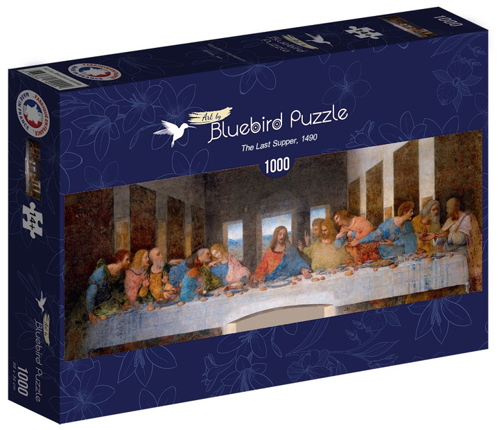 Puzzle Bluebird Art Da Vinci Ostatnia wieczerza 1490 r. 98 x 34 cm 1000 elementów (3663384603006) - obraz 1