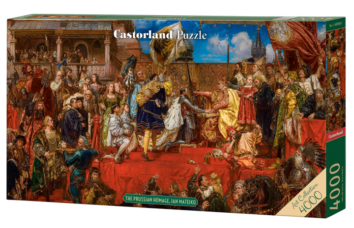 Puzzle Castorland Art Collection Hołd pruski Jan Matejko 68 x 138 cm 4000 elementów (5904438400386) - obraz 1