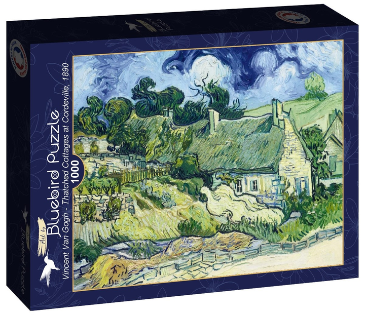 Puzzle Bluebird Vincent Van Gogh Stare chaty w Cordeville 69 x 48 cm 1000 elementów (3663384603037) - obraz 1