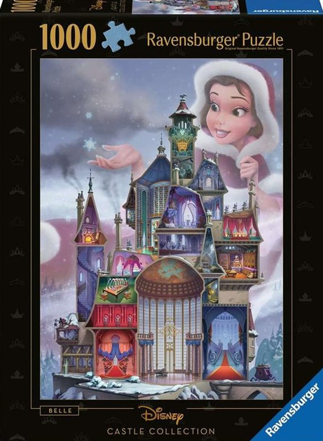 Puzzle Ravensburger Disney Kolekcja Bella 70 x 50 cm 1000 elementów (4005555002628) - obraz 1