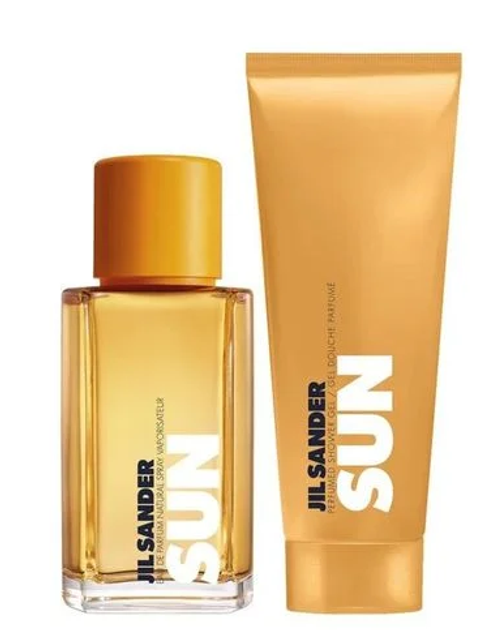 Zestaw wody perfumowanej dla kobiet Jil Sander Sun woda perfumowana 75 ml + żel pod prysznic 75 ml (3616301296829) - obraz 2