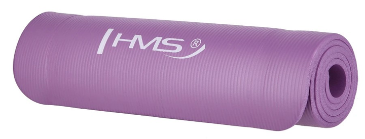 Коврик для йоги HMS YM03 183 x 61 см Фіолетовий (5907695537284) - зображення 4