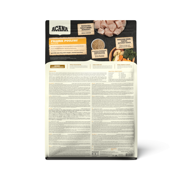 Сухой корм Acana Prairie Poultry Recipe - для собак всех пород на всех стадиях жизни 9,7 кг (a56011) - изображение 2