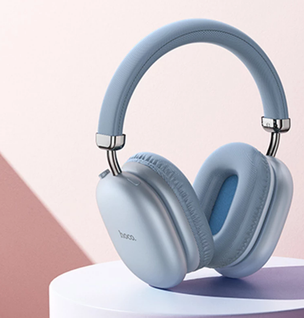 Навушники Bluetooth гарнітура Hoco W35 Max бездротові повнорозмірні Блакитний - зображення 2
