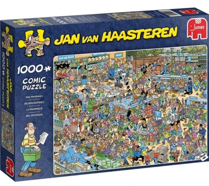 Пазл Jumbo Jan van Haasteren The Pharmacy 68 x 49 см 1000 деталей (8710126191996) - зображення 1