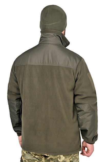 Тактична флісова кофта WinTac Jacket Khaki Ultrasoft М-300 5XL хакі - изображение 2