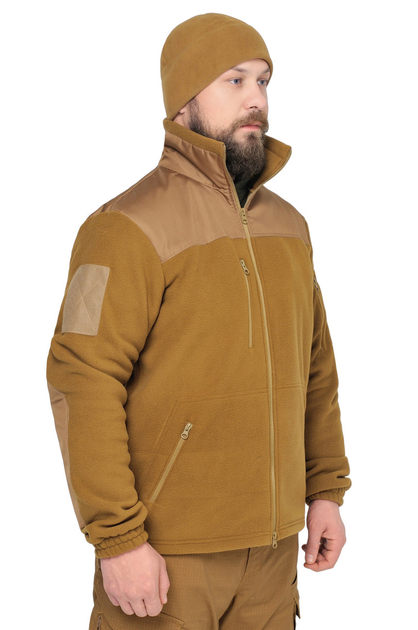 Тактична флісова кофта WinTac Sarmat Fleece 280 гр/м S койот - изображение 2