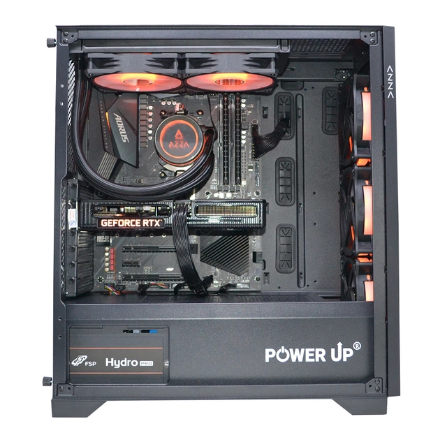 Робоча станція PowerUp Desktop #704 Core i5 14600K / 32 GB / SSD 1TB / GeForce RTX 5060Ti 16GB графічна обчислювальна система для інженерії та архітекторів - зображення 3