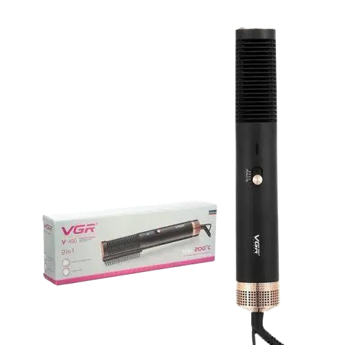 Фен-расчёска для укладки волос VGR V-490 2в1 1200W Black (3_05262) - изображение 3