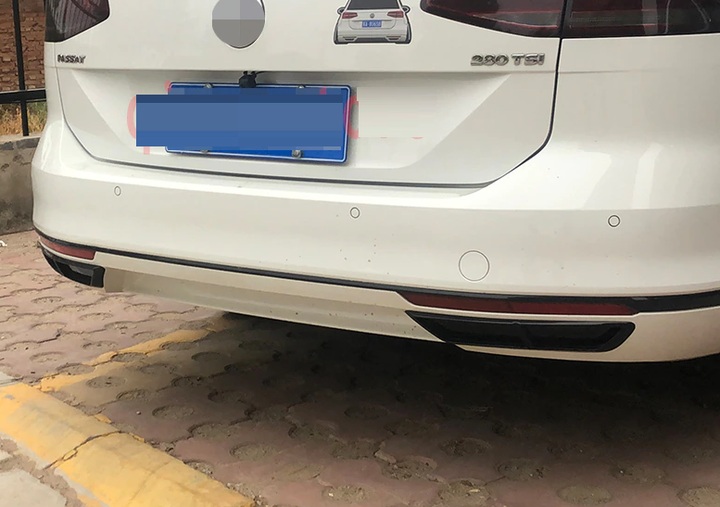 Накладки на глушители VW Passat B8 Variant / R Line (14-18 г.в.) - изображение 3